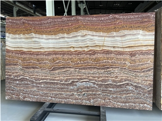 Picasso Red Onyx 18Mm Polished Slabs