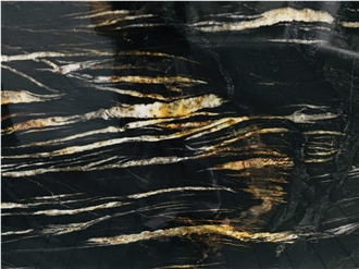 Portoro Black Quartzite Slabs