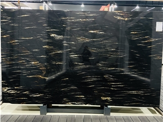Portoro Black Quartzite Slabs