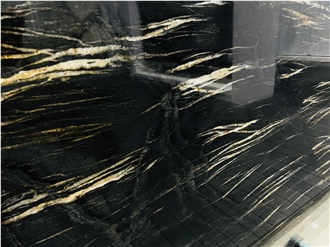 Portoro Black Quartzite Slabs
