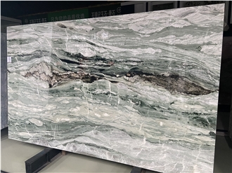 River Green Marble 20MM Polished Slabs Tiles