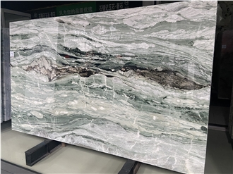River Green Marble 20MM Polished Slabs Tiles