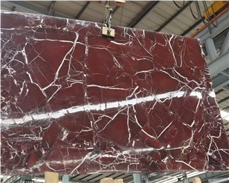 Rosso Levanto Marble Coffee Tables