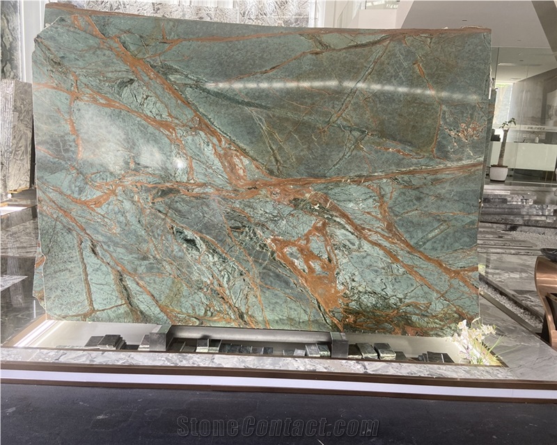 Royal Green Marble Slabs For Wall Decor