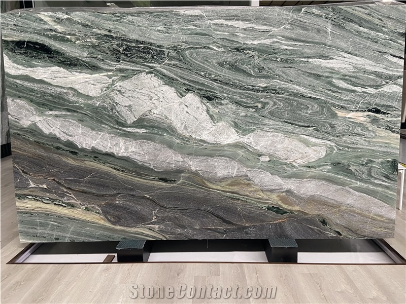 Sea Wave Green Marble For Flooring Tiles