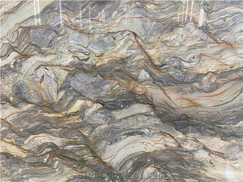Silk Road Quartzite Polished Slabs