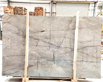 Silver Roots Marble Slabs For Bathroom Wall Tile