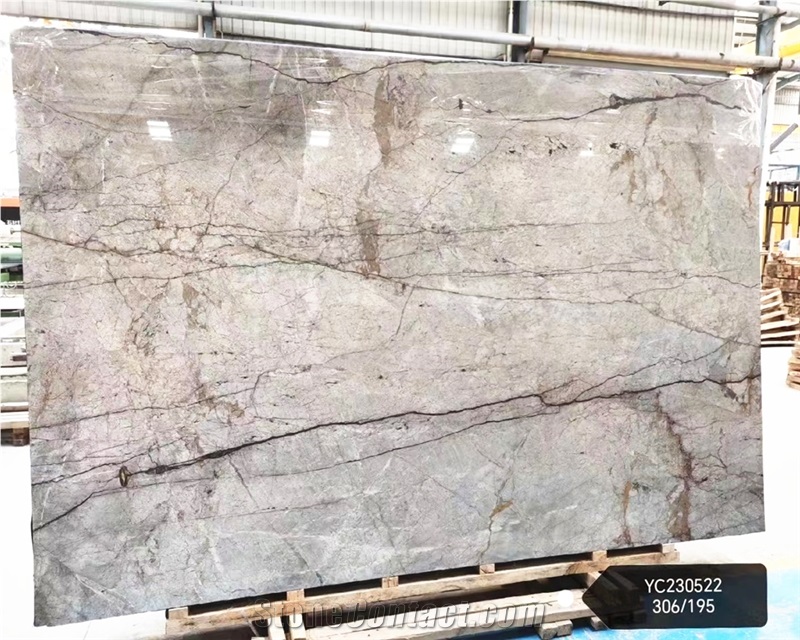 Silver Roots Marble Slabs For Bathroom Wall Tile