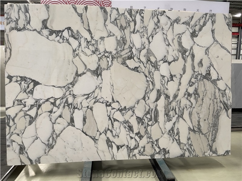 Statuary Arabesque Marbla Slabs  Pattern