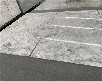 Super White Marble For All Bookmatched Flooring Tiles