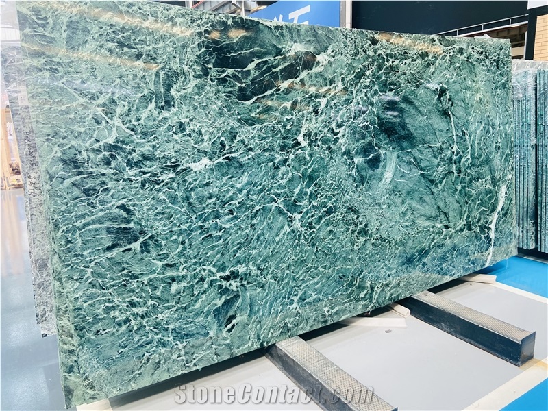 Verde Alpi Marble Bathroom Counter, Vanity Top Unit, Bath Top
