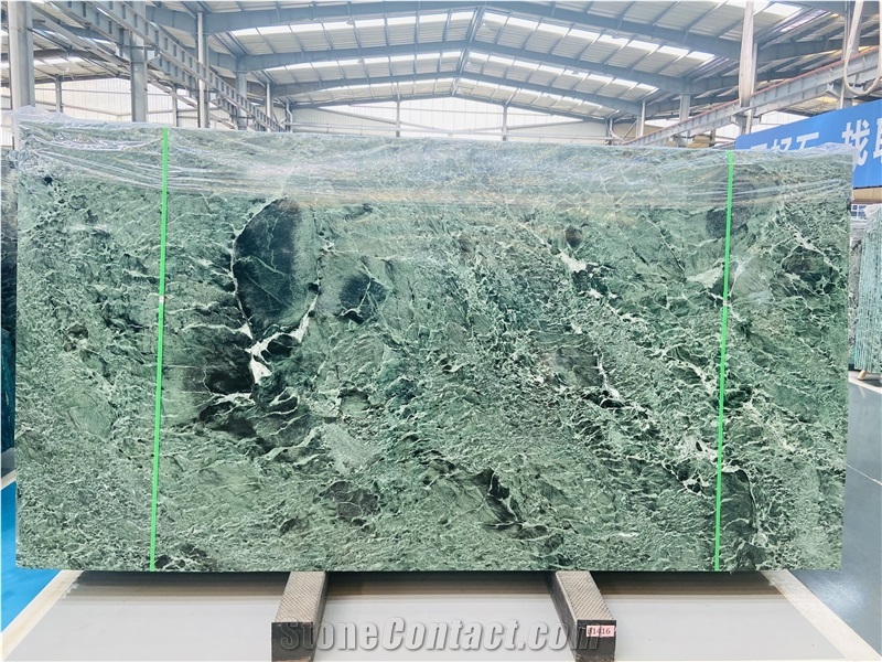 Verde Alpi Marble Bathroom Counter, Vanity Top Unit, Bath Top