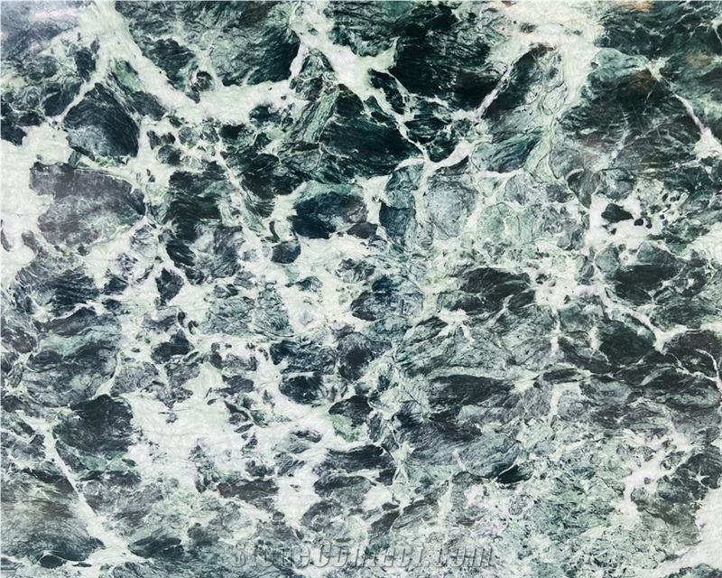 Verde Alpi Marble Bathroom Counter, Vanity Top Unit, Bath Top