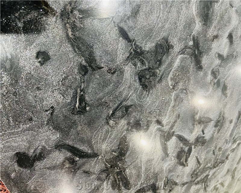 Versace Black Granite 13X20" Niche For Bathroom Design