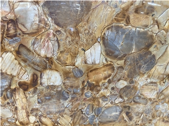 Via Appia Gold Quartzite Slabs