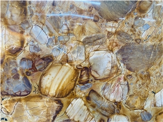 Via Appia Gold Quartzite Slabs