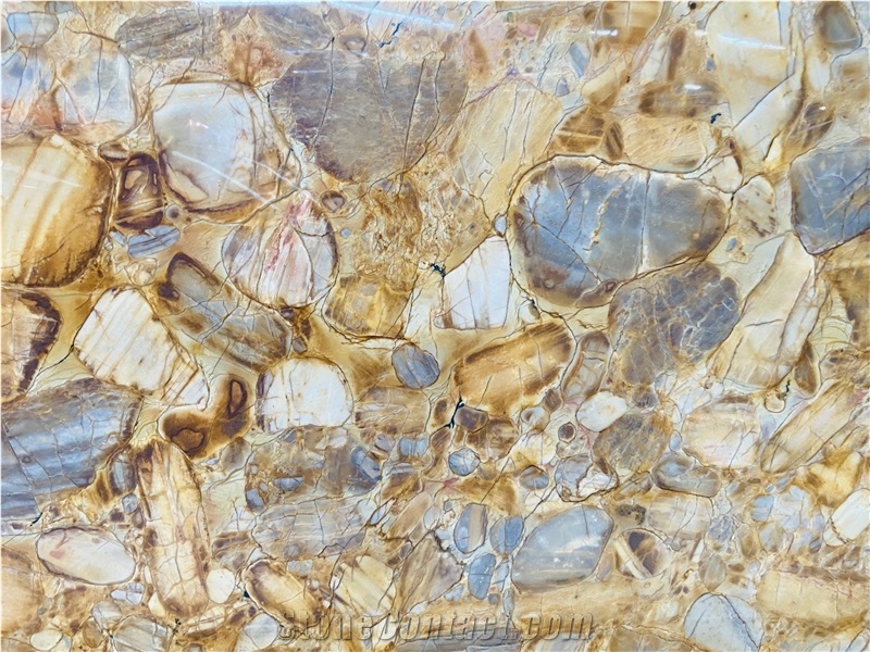Via Appia Gold Quartzite Slabs