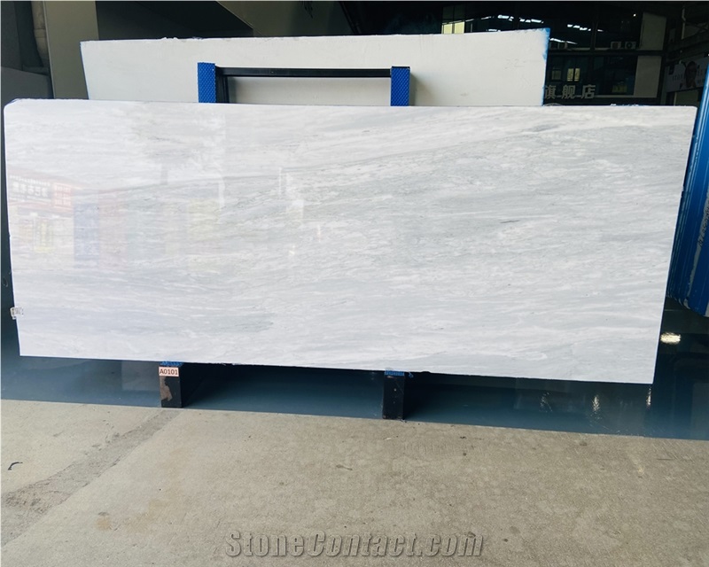 Water Cloudy Grey Marble Slabs