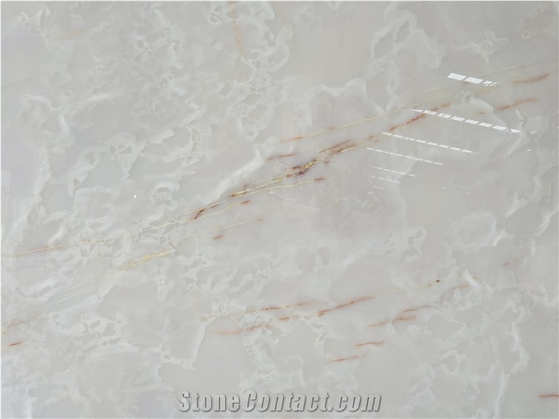 White Onyx Big Slabs For Backlighting Wall Decor