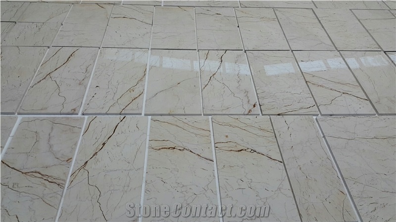 Spider White Marble Tiles