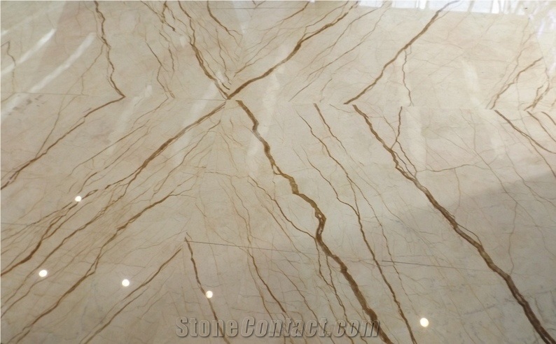 Spider White Marble Tiles