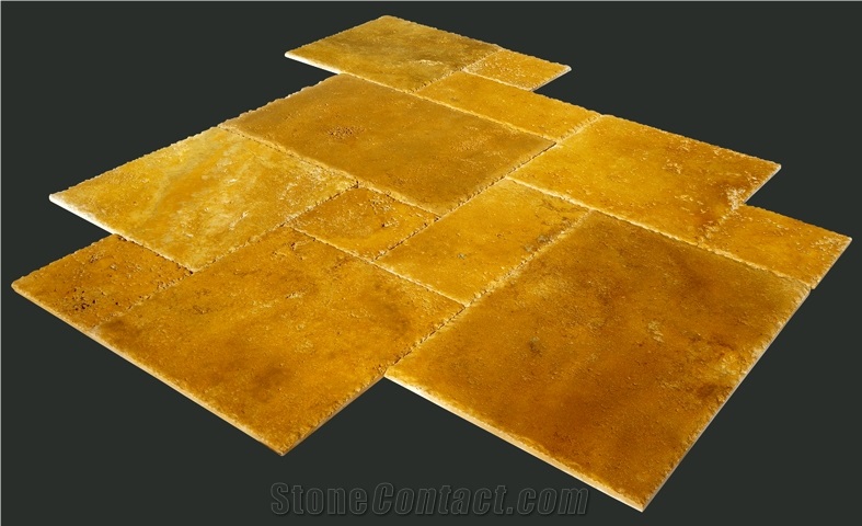 Yellow Travertine Tiles