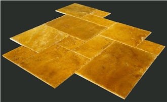 Yellow Travertine Tiles