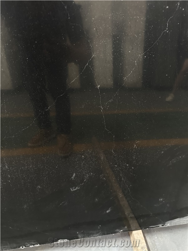 2 Cm Black Quartz Slabs In China