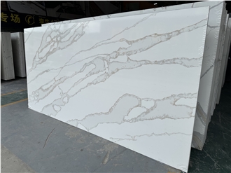 8010 30Mm Calacatta Gold Engineered Stone Floor