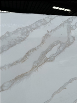 8010 30Mm Calacatta Gold Engineered Stone Floor