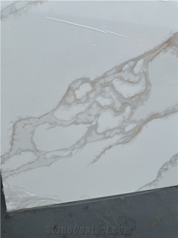 8010 30Mm Calacatta Gold Engineered Stone Floor