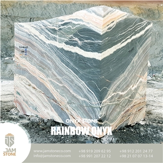 Rainbow Onyx Blocks Rainbow Onyx Blocks