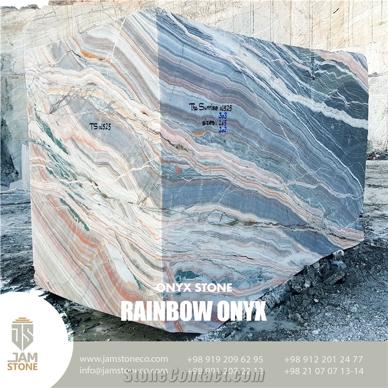 Rainbow Onyx Blocks