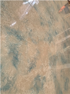 Beautiful Fireworks Color Artificial Background Quartz Slabs