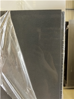 Black Particle Pattern Cheap Factory Inventory Quartz Slabs