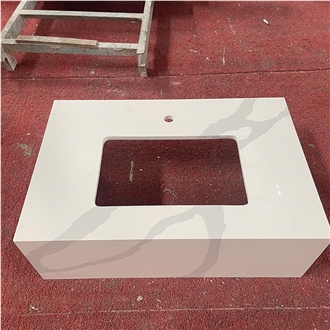 Cheap Sales In China, Bright White Modern Style Quartz Slabs