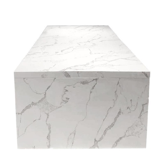 Cheap Sales In China, Bright White Modern Style Quartz Slabs