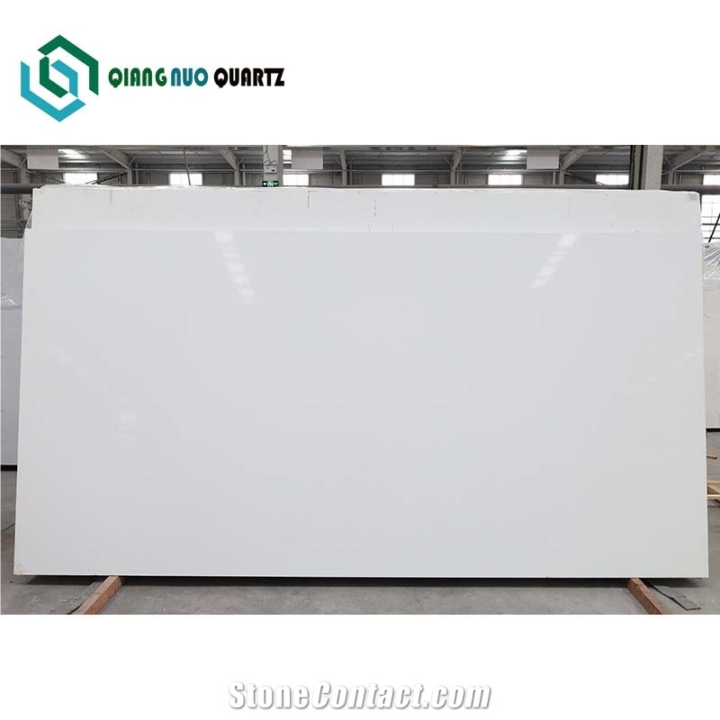 China Whitest Stone Advanced Engineering Quartz Slabs