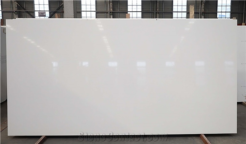 China Whitest Stone Advanced Engineering Quartz Slabs