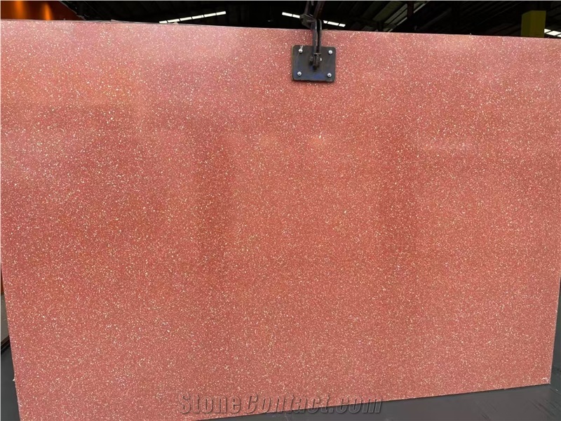 Chinese Craft Yellow Artificial Ground Terrazzo Slabs
