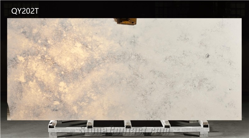 Chinese Landscape Painting Background Board Quartz Slabs