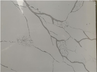 Chinese Super Low Price Fish Belly White Quartz Slabs