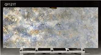 Galaxy Romantic Light Green Wall Panel Artificial Stone