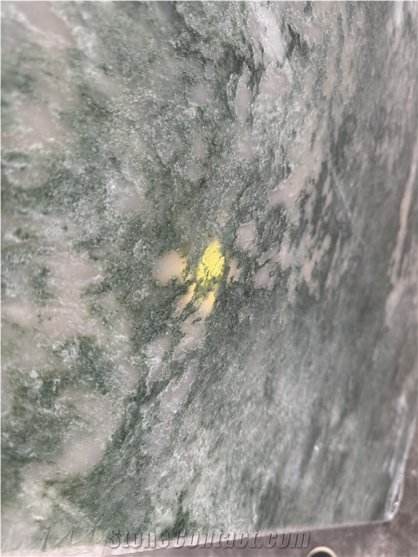 Galaxy Romantic Light Green Wall Panel Artificial Stone