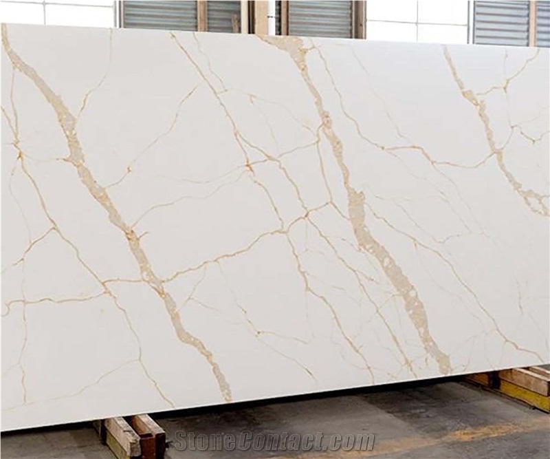 Gold Noble Material, Hard And Durable Artificial Stone Slabs