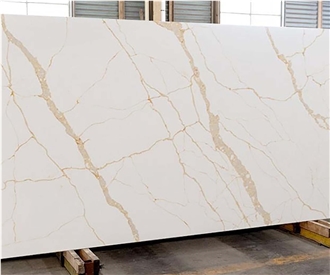 Gold Noble Material, Hard And Durable Artificial Stone Slabs