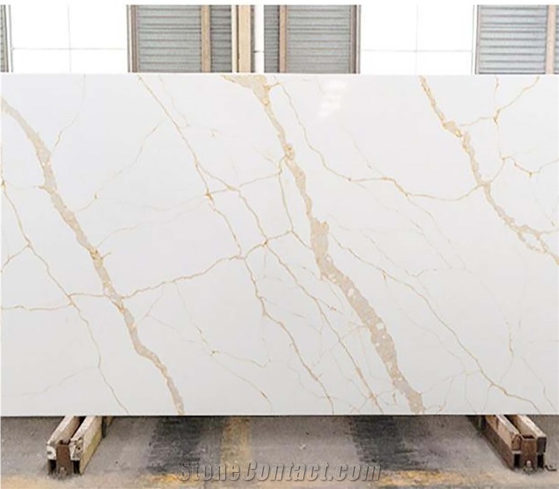 Gold Noble Material, Hard And Durable Artificial Stone Slabs