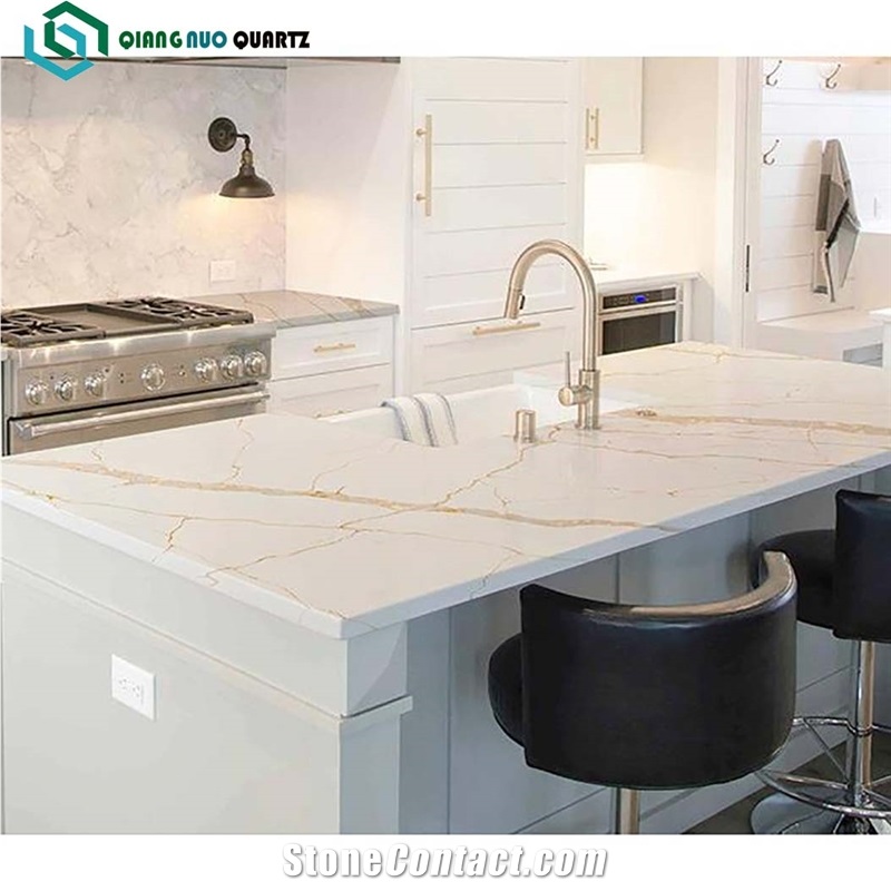 Gold Noble Material, Hard And Durable Artificial Stone Slabs