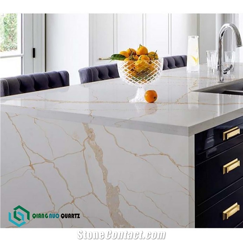 Gold Noble Material, Hard And Durable Artificial Stone Slabs