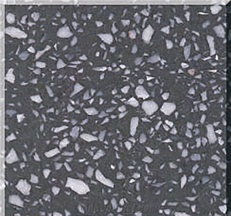 Gray Is Durable And Cheap Terrazzo Tiles